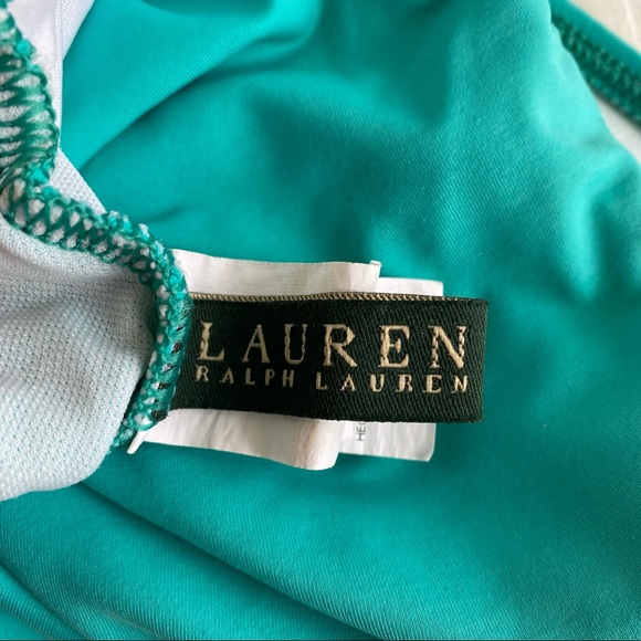 Lauren Ralph Lauren Halter One Piece Swim Suit - Picture 7 of 12